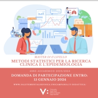 Master di II Livello in "Metodi Statistici per la ricerca clinica e l'epidemiologia" - Università degli Studi della Campania Luigi Vanvitelli